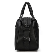 Black Leather Holdall | AALBORG