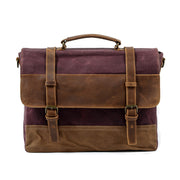 Waxed Canvas Messenger Bag | MOKALO