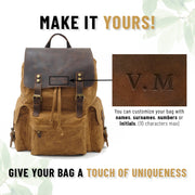 Waxed Canvas Backpack | COPENHAGEN