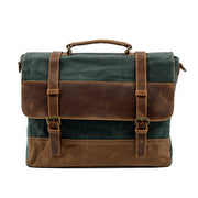 Waxed Canvas Messenger Bag | MOKALO